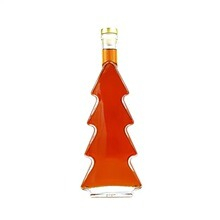 Holiday-Themed Glass Liquor Decanter, Christmas Tree Design