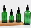 Green Dropper Essential Oil Glass Bottle