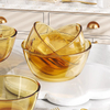 500ml Amber Borosilicate Glass Salad Bowl