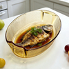Heat-Resistant Borosilicate Glass Oven Dish