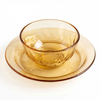 500ml Amber Borosilicate Glass Salad Bowl