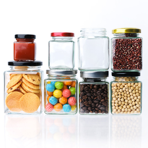 Square Glass Honey Jar Packaging
