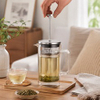 Double-walled Borosilicate Glass French Press, Suitable for Brewing Coffee And Tea.