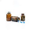 Amber-Tinted Capsule Glass Bottle, 30ml, UV Protective