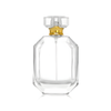 30 50 100ml Octagonal Crystal Glass Perfume Spray Bottles, Luxury Snap-On Refillable Empty Perfume Bottles With Crystal Cap