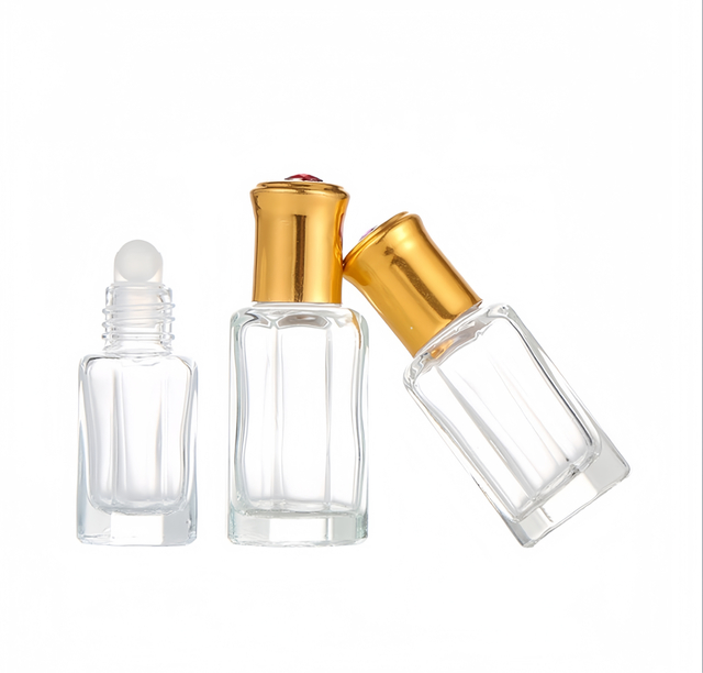Octagonal Glass Roller Bottle Packaging