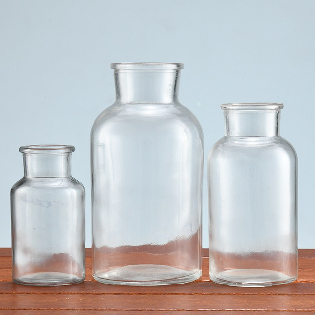 Glass reagent bottles and sample bottles, wholesale