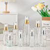 Transparent Lotion Bottle Cosmetic Glass Packaging