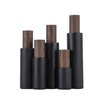 Black Frosted Emulsion Glass Bottle Cosmetic Packaging