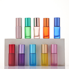 Colored glass rollerball bottles, 5ml and 10ml perfume dispensers