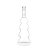 Holiday-Themed Glass Liquor Decanter, Christmas Tree Design