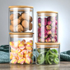 High-Borosilicate Glass Canister for Tea and Grains, Airtight Seal