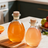 Glass Beverage Bottle/fruit Wine Bottle, Round And Bulging Shape