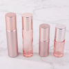 Pink Glass Rollerball Bottles (5ml/10ml), Suitable for Perfumes And Decanters.