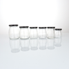 Glass Threaded Pudding Jars, Dessert Yogurt Cups