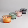 Colorful Transparent Candle Cup Glass Jar