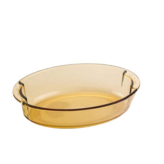 Heat-Resistant Borosilicate Glass Oven Dish