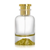 30 50 100ml Golden Mountain Base Perfume Glass Bottles, Luxury Glass Empty Snap-On Spray Bottles With Gold Cap