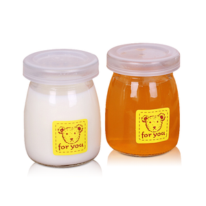 Plastic Covered Pudding Jar
