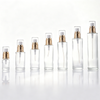 Transparent Lotion Bottle Cosmetic Glass Packaging