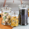 Glass Tea Storage Jar (Transparent Food Storage)