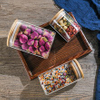 High-Borosilicate Glass Canister for Tea and Grains, Airtight Seal