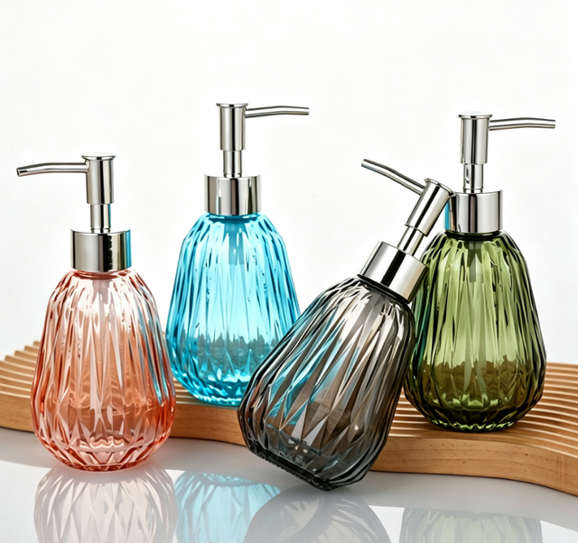 350ml Curved Belly Soap Dispenser Bottle