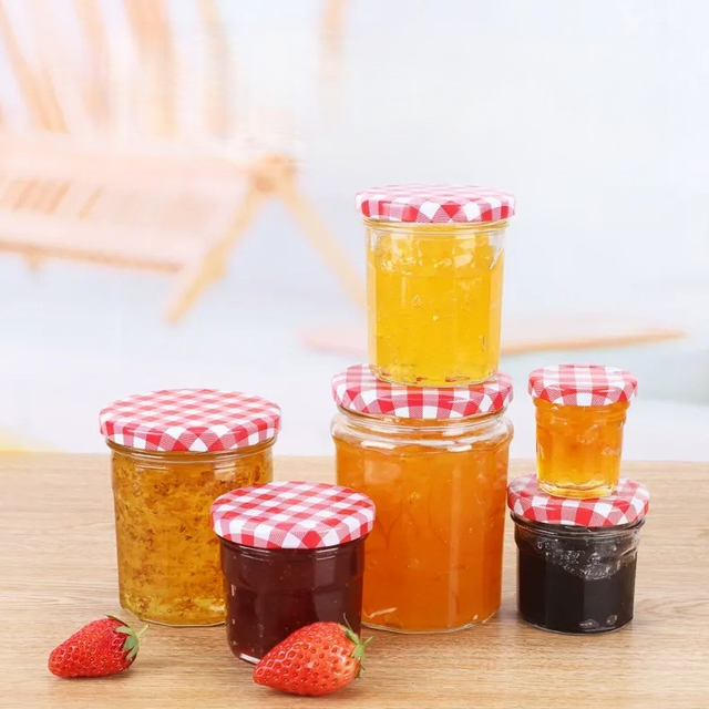 Trapezoid Glass Caviar Jar Packaging