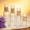 Transparent Lotion Bottle Cosmetic Glass Packaging