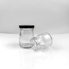 Glass Threaded Pudding Jars, Dessert Yogurt Cups
