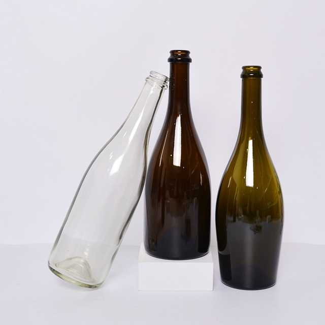 750ml Champagne Sparkling Wine Glass Bottle
