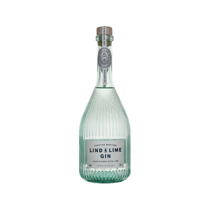 Premium Striped Glass Wine Bottle with Extended Neck