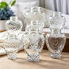 Heart Shape Glass Lampshade Cover 