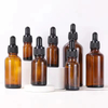 Amber-colored Glass Bottle with Essential Oil Dropper