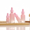 Gradient Pink Glass Essential Oil Bottle Packaging