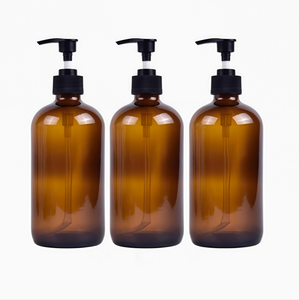 500ml Brown Hand Sanitizer Glass Bottle