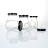 Glass Threaded Pudding Jars, Dessert Yogurt Cups