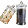 Glass Tea Storage Jar (Transparent Food Storage)