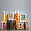 High-Borosilicate Glass Canister for Tea and Grains, Airtight Seal