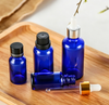 UV Protective Blue Essential Oil Dropper Bottle