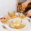 500ml Amber Borosilicate Glass Salad Bowl