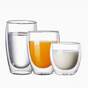 Double Wall Round Glass Cup without Handle Packaging