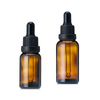 Amber-colored Glass Bottle with Essential Oil Dropper