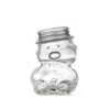 Bear-shaped glass jar packaging, suitable for food and confectionery manufacturers and dessert shops.