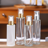 Transparent Lotion Bottle Cosmetic Glass Packaging