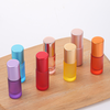 Colored glass rollerball bottles, 5ml and 10ml perfume dispensers