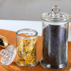 Glass Tea Storage Jar (Transparent Food Storage)