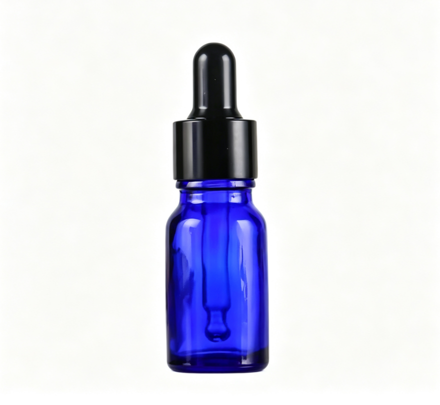 UV Protective Blue Essential Oil Dropper Bottle
