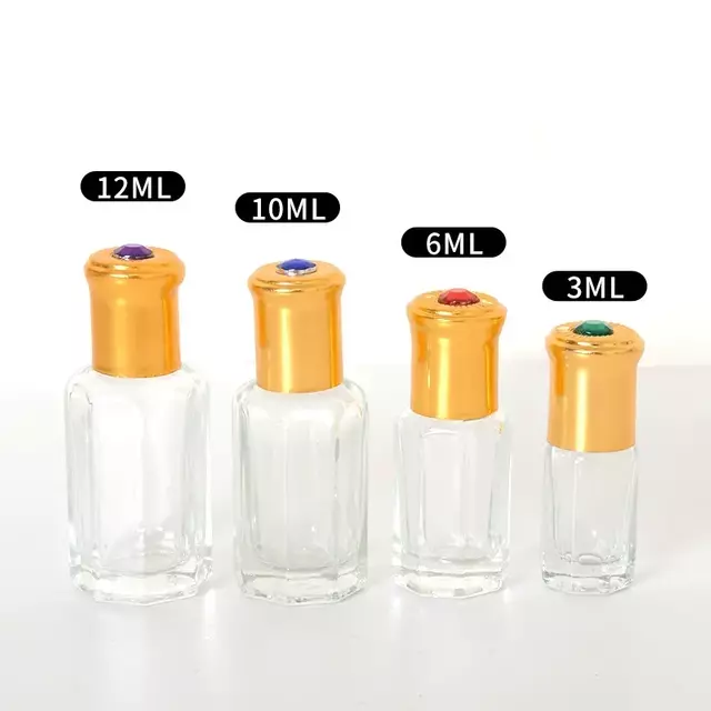 Octagonal Glass Roller Bottle Packaging