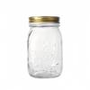 Embossed Glass Mason Jar Packaging